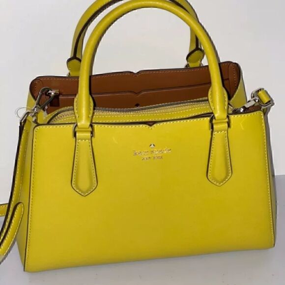 KATE SPADE TIPPY SMALL LEATHER SATCHEL BAG NWT - Picture 14 of 16